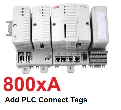 ABB 800xA Infi90 Add PLC Connect Tags