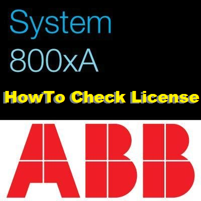 Checking ABB 800xA License