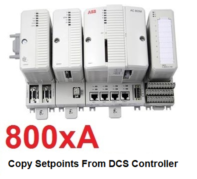 ABB 800xA Infi90 Copy Setpoints From DCS Controller