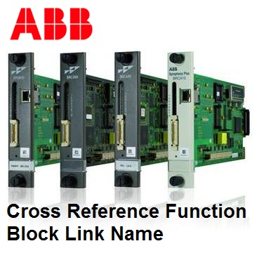 ABB 800xA Infi90 Cross Reference Function Block Link Name In ABB Harmony