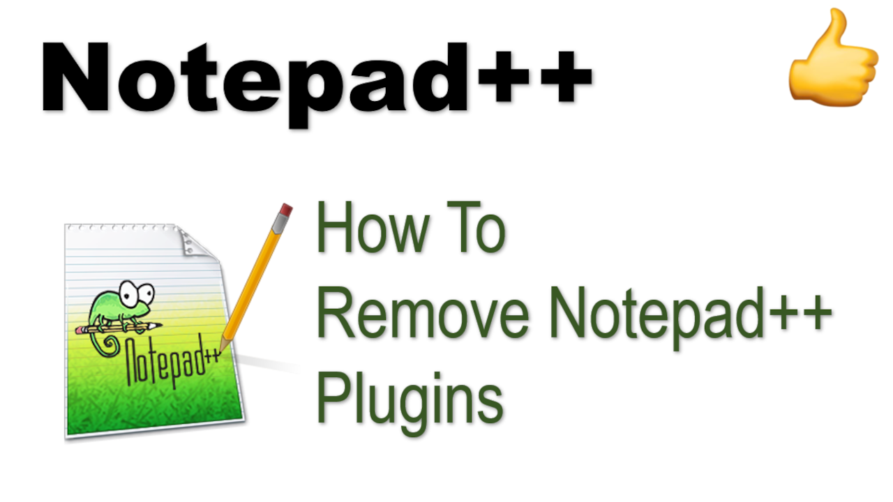 Notepad++ Remove Notepad++ Plugins