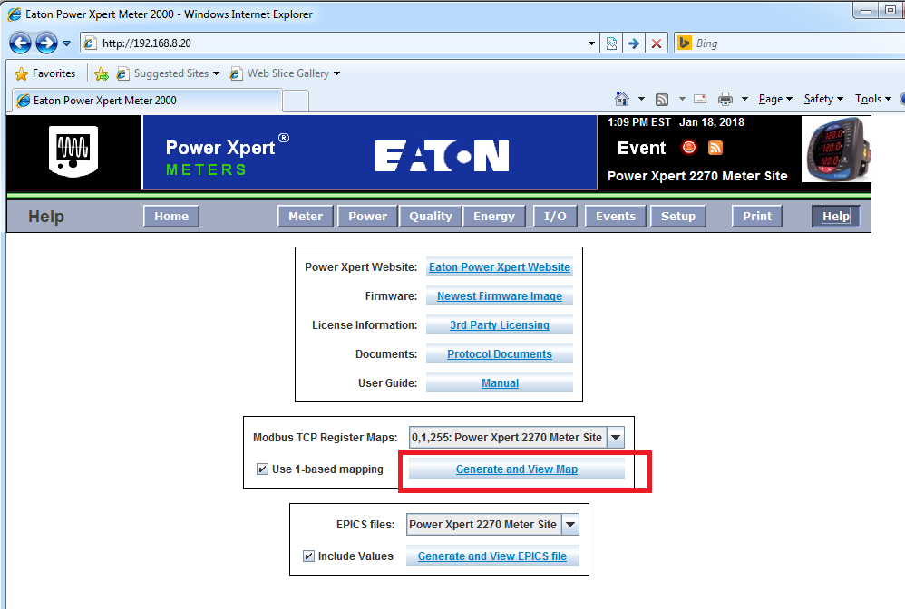 Xybernetics Eaton PMX2000 - HowTo - Determine Modbus Registers