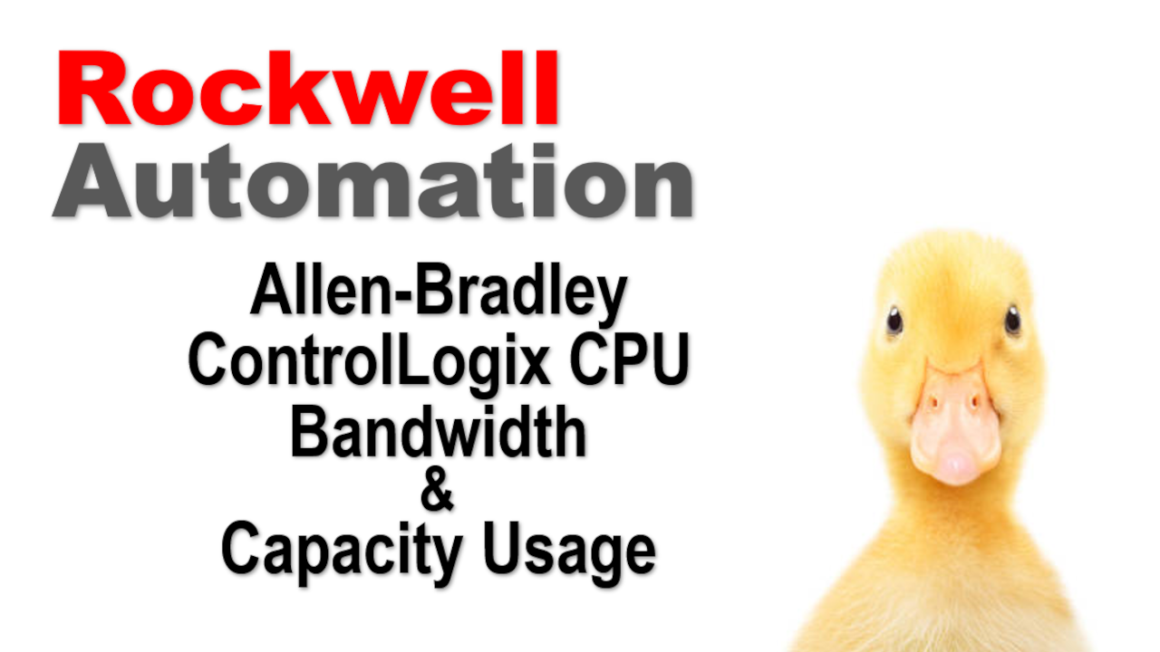 Allen-Bradley ControlLogix CPU Bandwidth And Capacity Usage