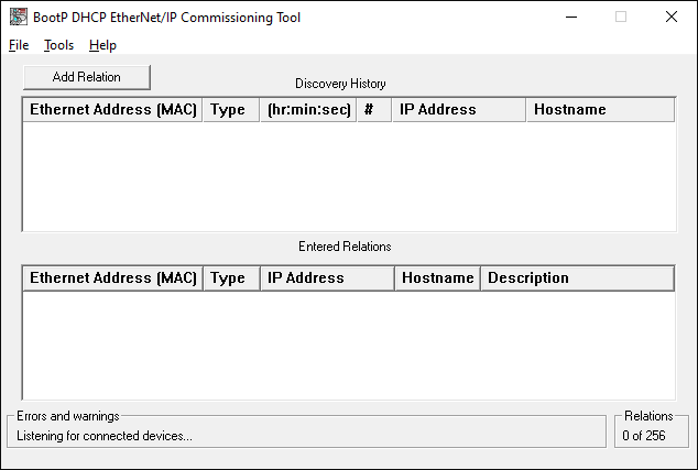 Xybernetics BOOTP/DHCP utility