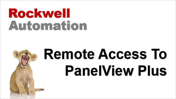 TechTalk - Rockwell : Setting Up PanelView Access Through VNC