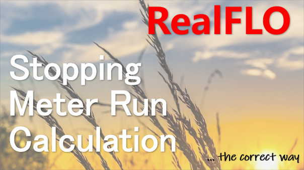 TechTalk - SCADAPack : RealFlo Stopping Meter Run Calculations