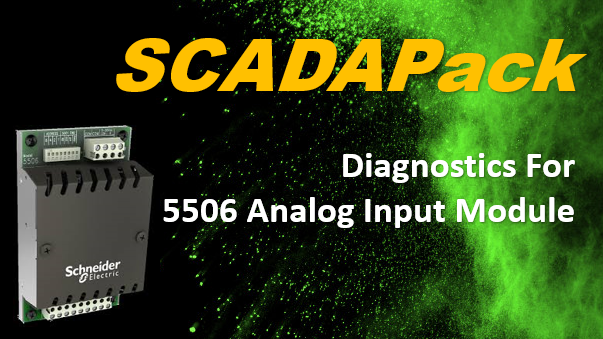 SCADAPack : 5506 Analog Input Module LED Flashing