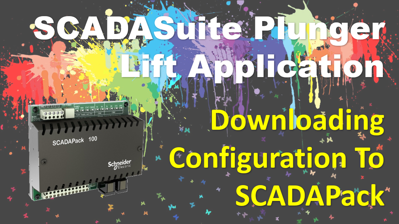 Download SCADASuite Plunger Lift Application Configuration To The SCADAPack