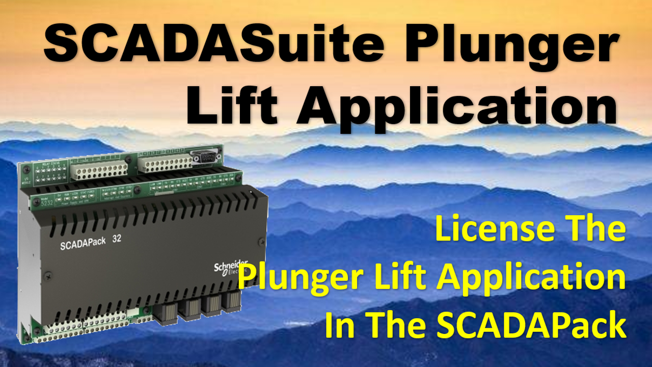 Schneider Electric SCADAPack. SCADASuite Plunger Lift Application