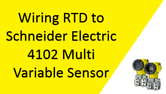 TechTalk - Schneide r4102 MVS : How To Wire RTD To 4102 MVS