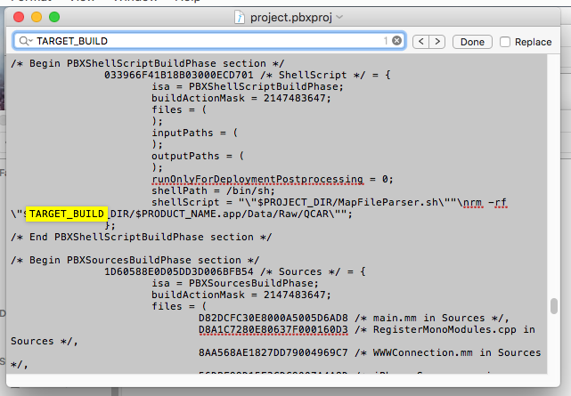 Xybernetics Unity-XCode Project ("Unity-iPhone.xcodeproj") File Cannot Be Parsed
