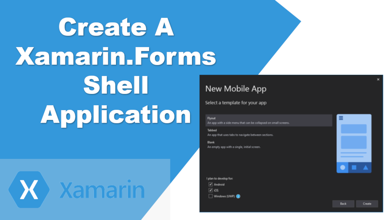 Xamarin.Forms Shell Application