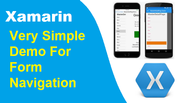 Simple Demo For Form Navigation In Xamarin