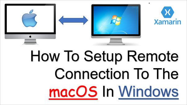 [Simple!!] Remote Connection To MacOS from Microsoft Visual Studio